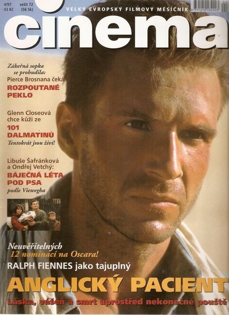 CINEMA (Cz) magazine cover  April 1997