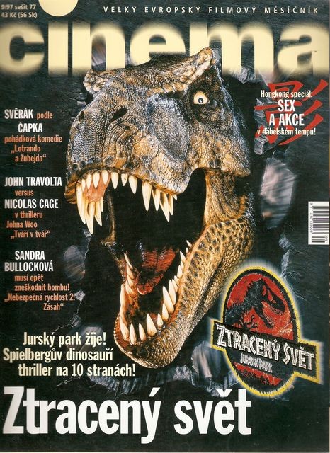 CINEMA (Cz) magazine side cover  September 1997