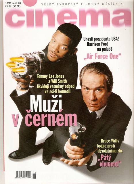 CINEMA (Cz) magazine side cover  October 1997