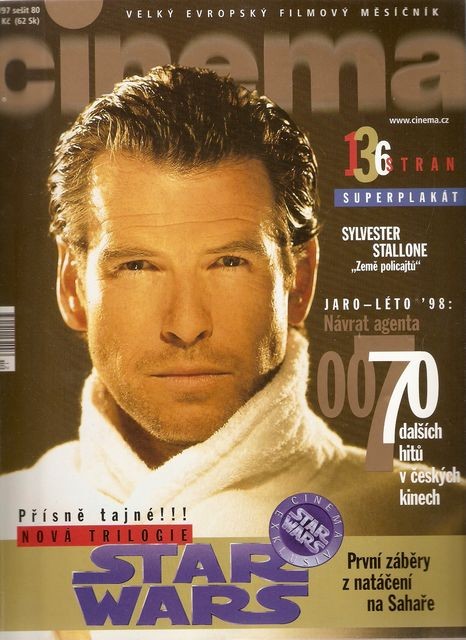 CINEMA (Cz) magazine side cover  December 1997
