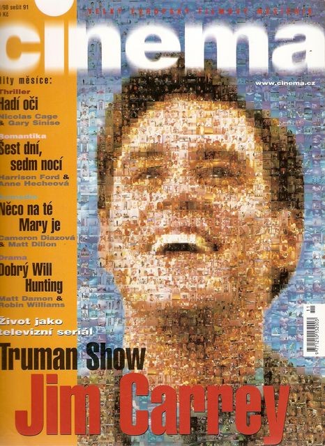 CINEMA (Cz) magazine side cover  November 1998
