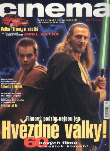 CINEMA (Cz) magazine cover July 1999