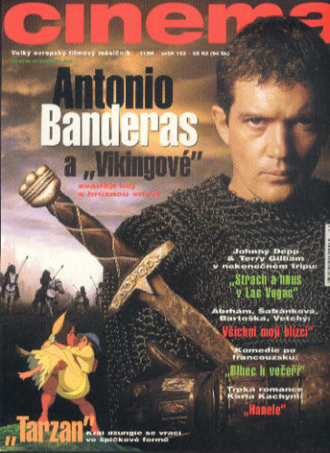 CINEMA (Cz) magazine side cover October 1999