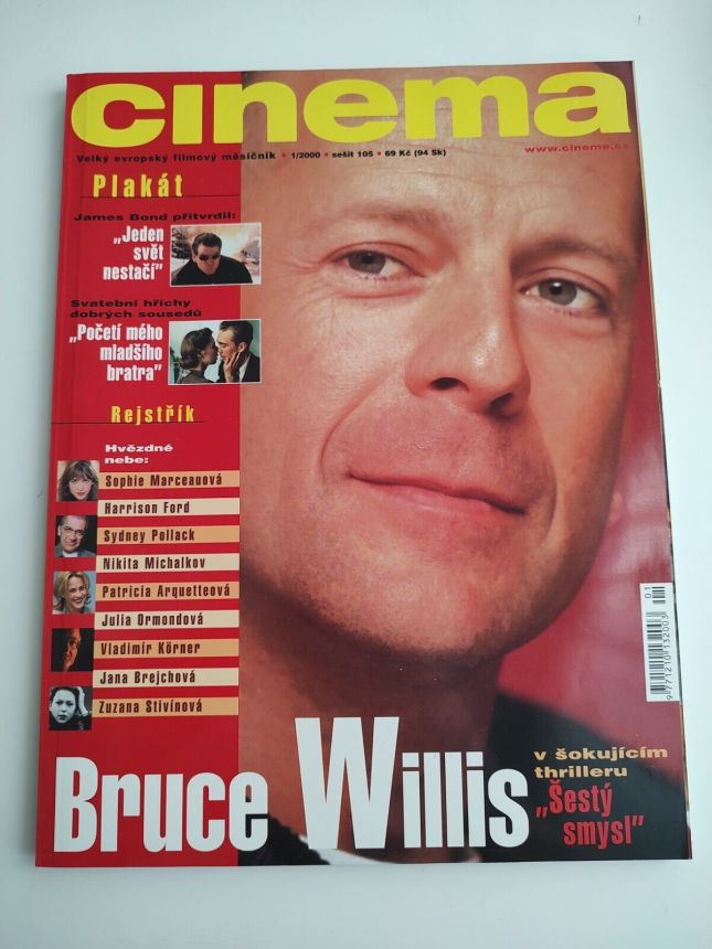 CINEMA (Cz) magazine side cover  January 2000