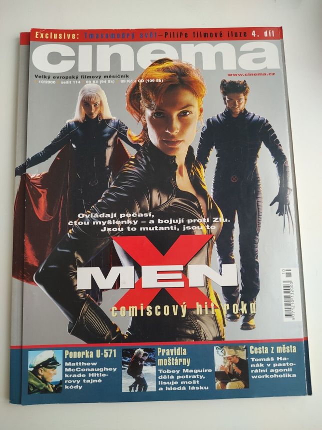 CINEMA (Cz) magazine cover  October 2000