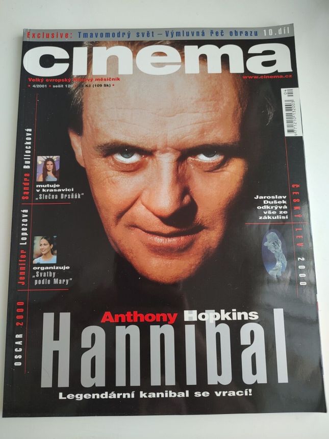 CINEMA (Cz) magazine side cover  April 2001