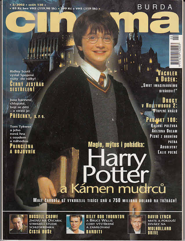 CINEMA (Cz) magazine side cover February 2002