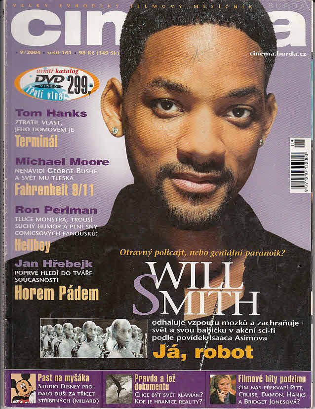 CINEMA (Cz) magazine side cover September 2004