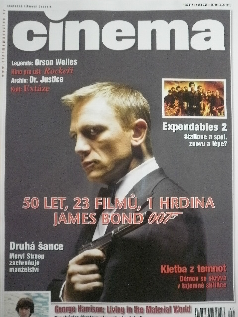 CINEMA (Cz) magazine side cover October 2012