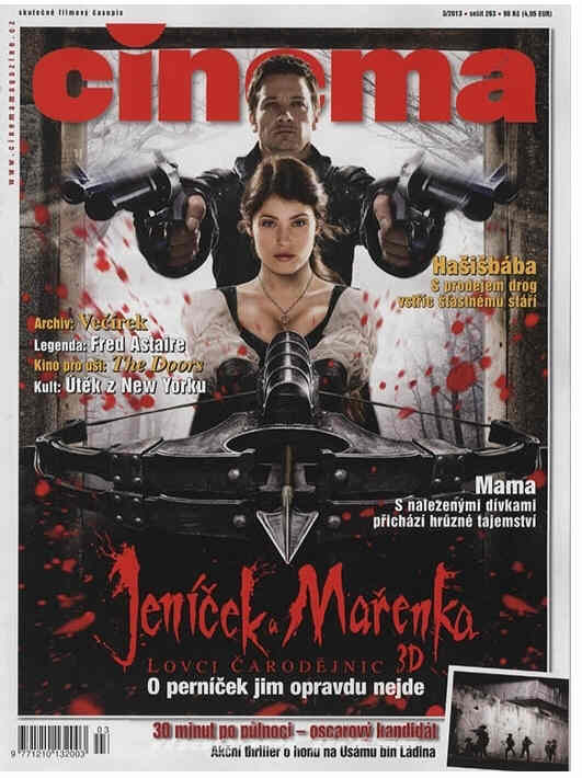 CINEMA (Cz) magazine side cover March 2013