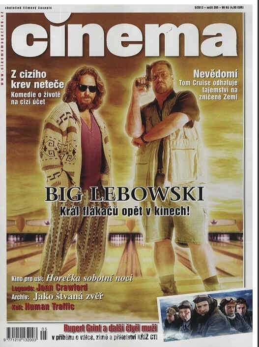 CINEMA (Cz) magazine side cover May 2013