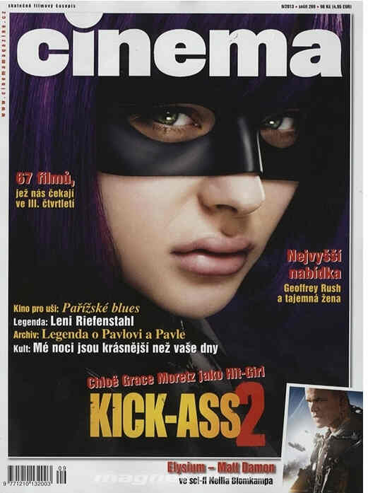 CINEMA (Cz) magazine side cover September 2013