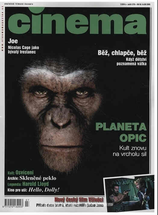 CINEMA (Cz) magazine side cover July 2014