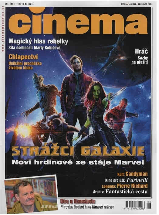 CINEMA (Cz) magazine side cover August 2014