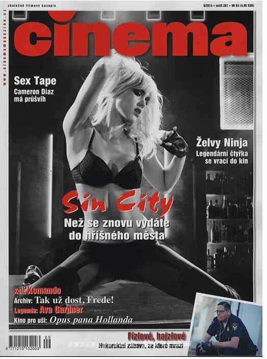CINEMA (Cz) magazine side cover September 2014