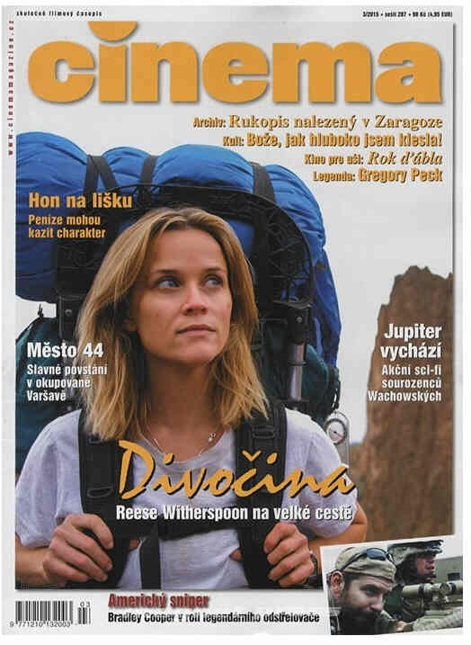 CINEMA (Cz) magazine side cover March 2015