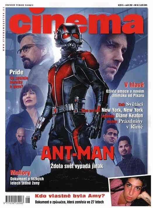 CINEMA (Cz) magazine side cover August/September 2015