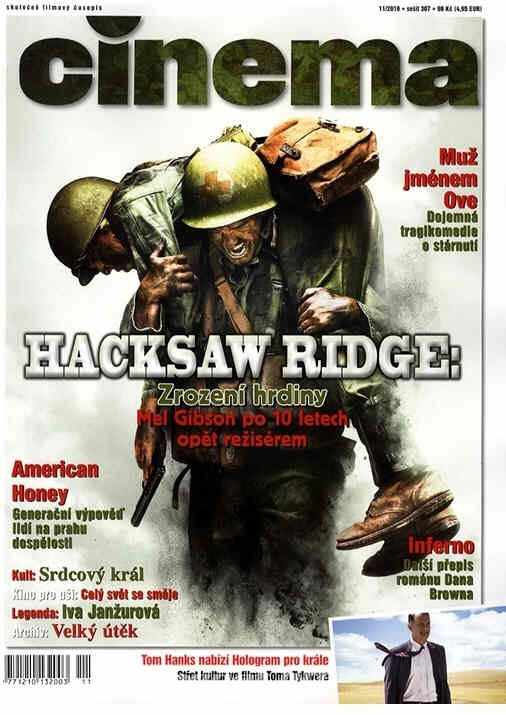 CINEMA (Cz) magazine side cover November 2016