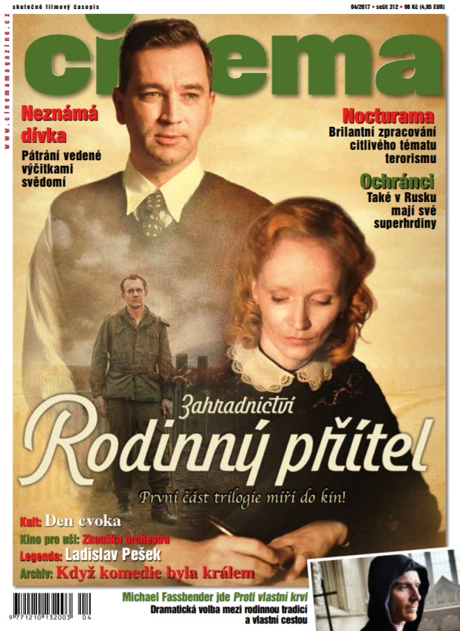 CINEMA (Cz) magazine side cover  April 2017
