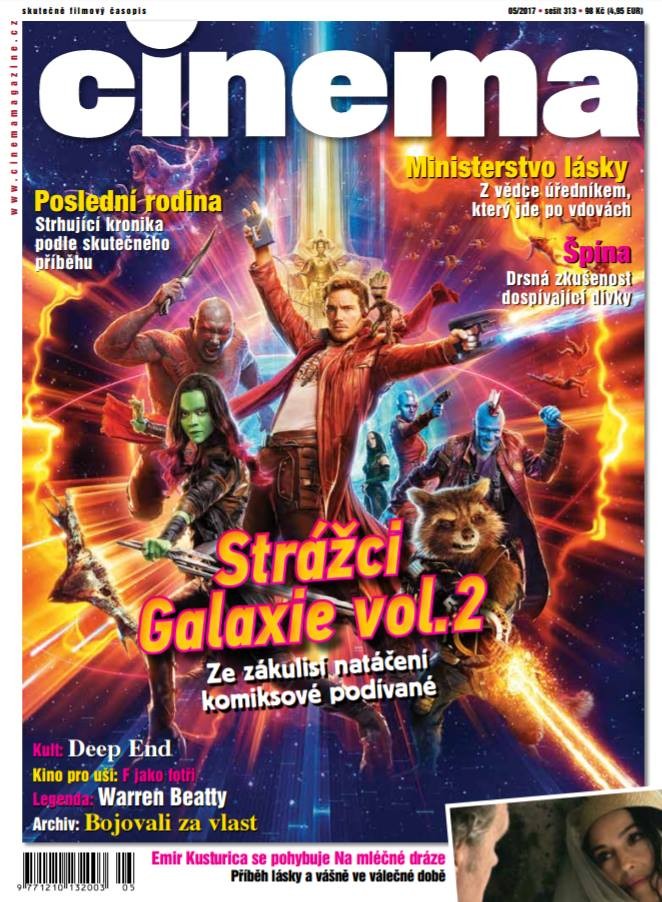 CINEMA (Cz) magazine side cover  May 2017