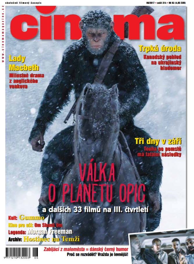 CINEMA (Cz) magazine side cover  June 2017