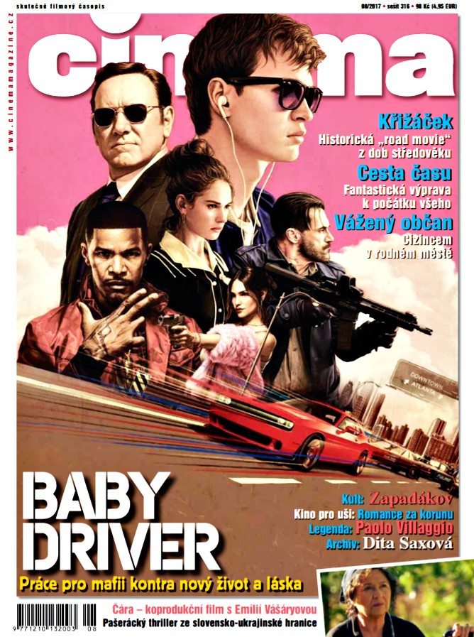 CINEMA (Cz) magazine side cover  August 2017