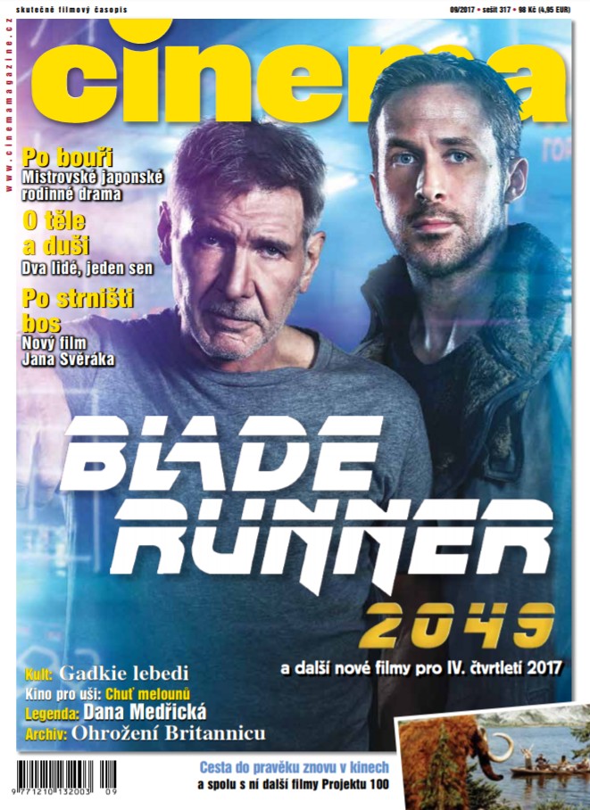 CINEMA (Cz) magazine side cover  September 2017