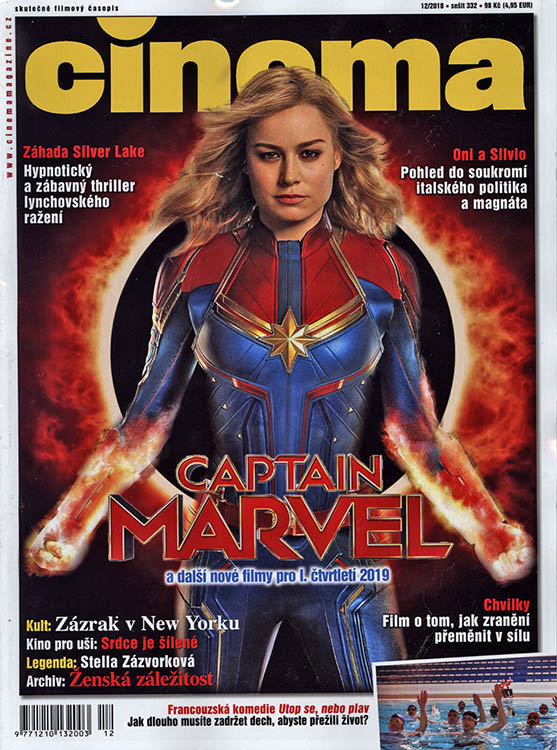 CINEMA (Cz) magazine side cover  December 2018