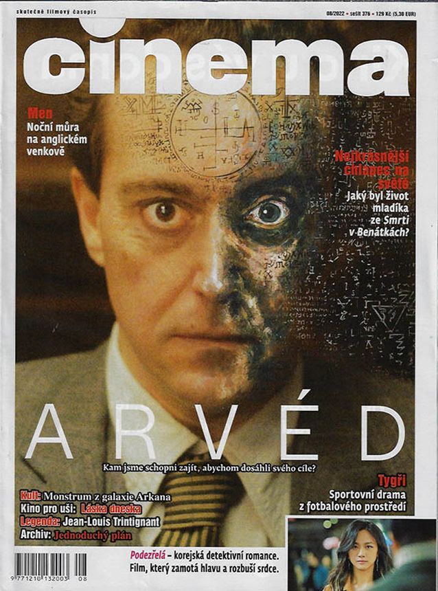 CINEMA (Cz) magazine side cover  August 2022