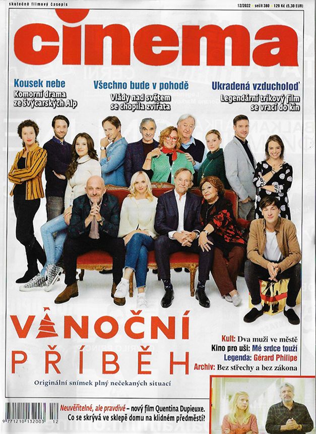 CINEMA (Cz) magazine side cover  December 2022