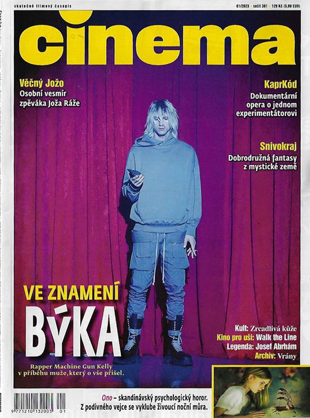 CINEMA (Cz) magazine side cover  January 2023