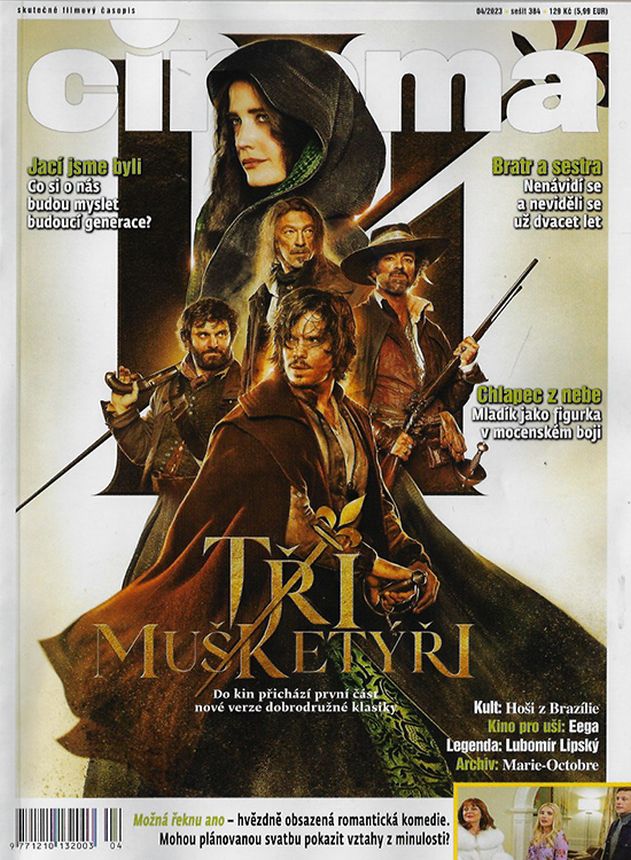 CINEMA (Cz) magazine side cover  April 2023