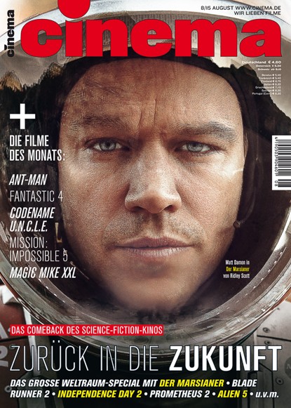 CINEMA (De) magazine side cover August 2015