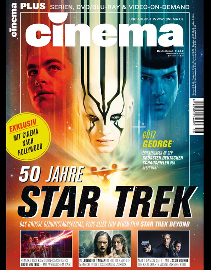 CINEMA (De) magazine side cover August 2016