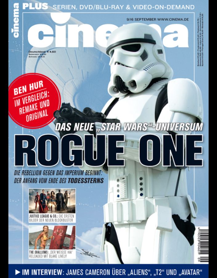 CINEMA (De) magazine side cover September 2016