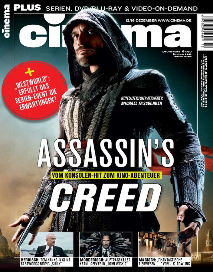 CINEMA (De) magazine side cover December 2016