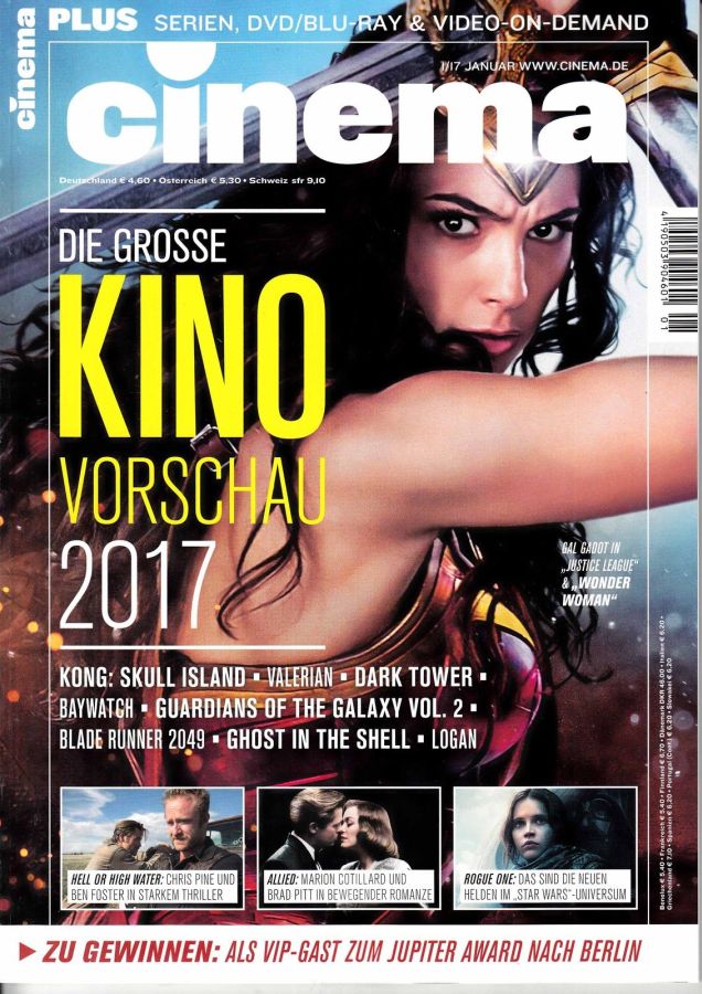 CINEMA (De) magazine side cover January 2017