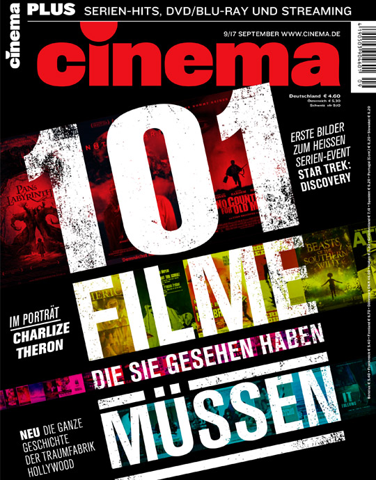 CINEMA (De) magazine side cover September 2017