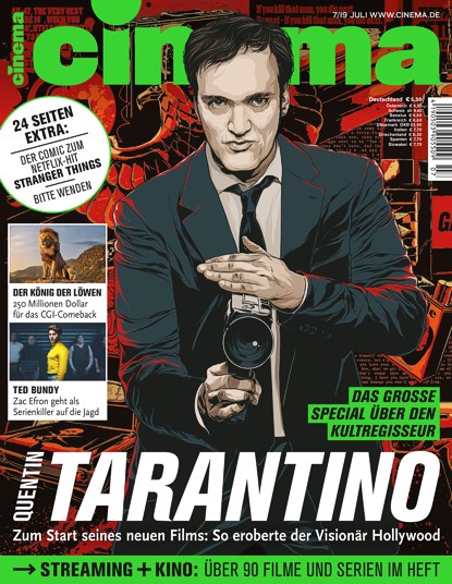 CINEMA (De) magazine side cover  July 2019