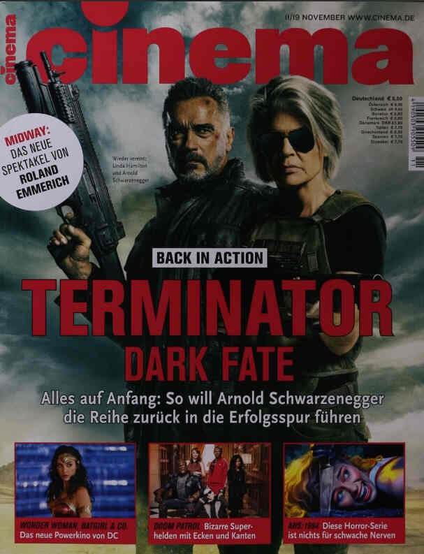 CINEMA (De) magazine side cover  November 2019