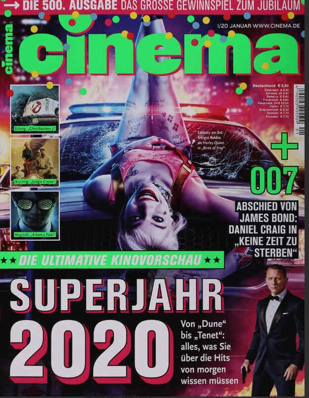 CINEMA (De) magazine side cover  January 2020