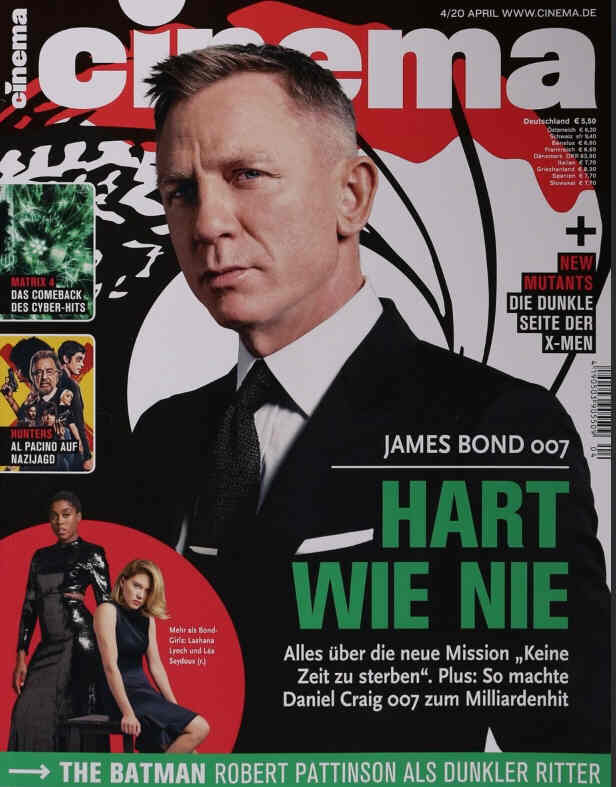 CINEMA (De) magazine side cover  April 2020