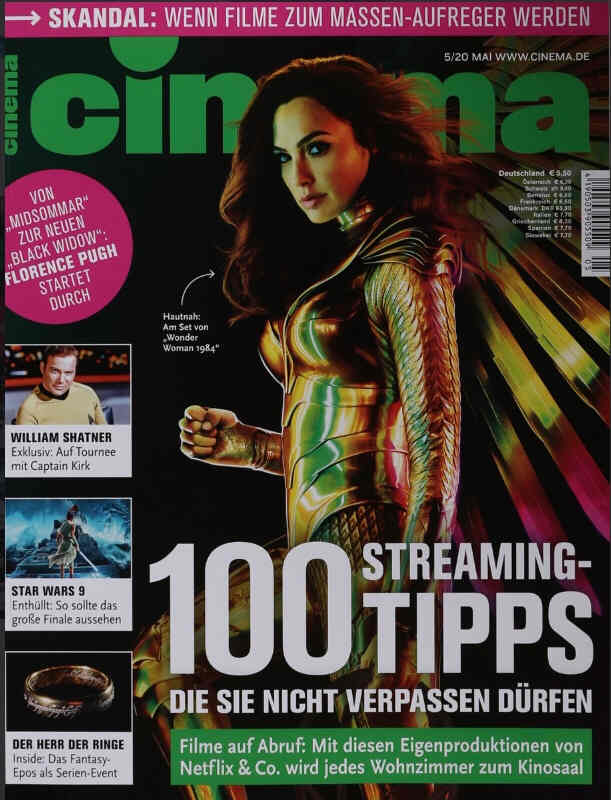 CINEMA (De) magazine side cover  May 2020
