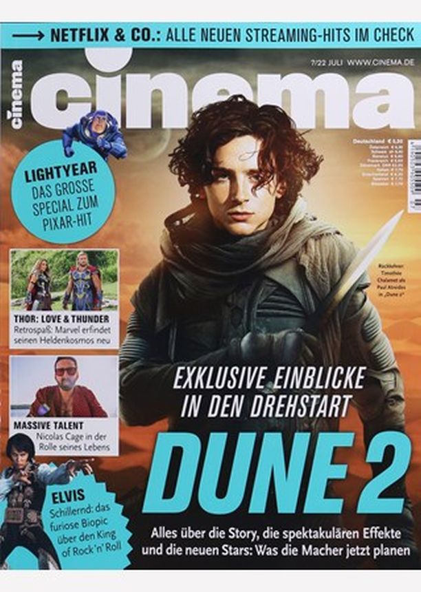 CINEMA (De) magazine side cover  July 2022