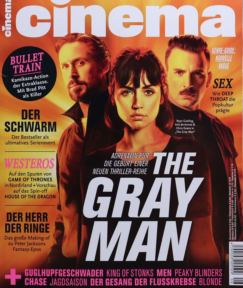 CINEMA (De) magazine side cover  August 2022