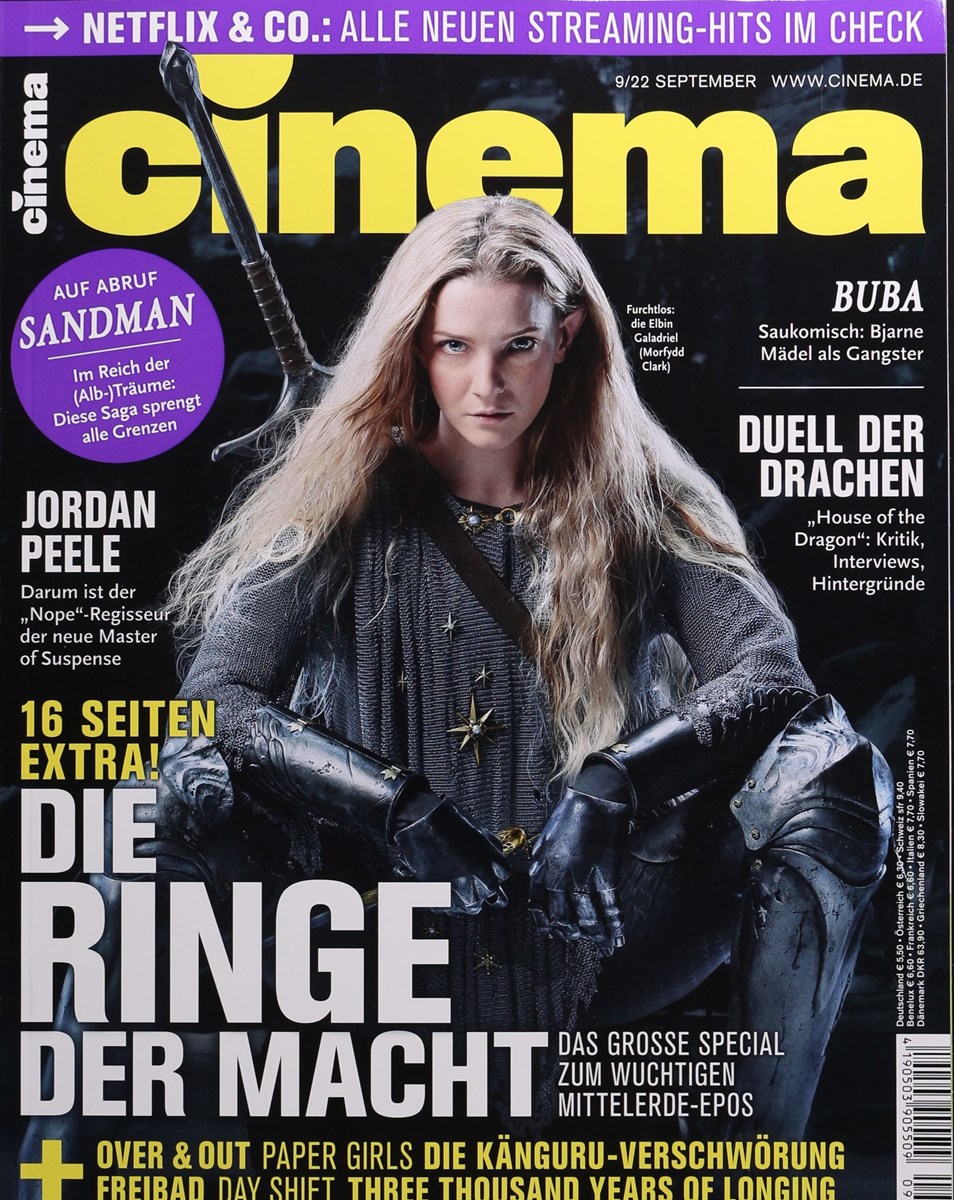 CINEMA (De) magazine side cover  September 2022