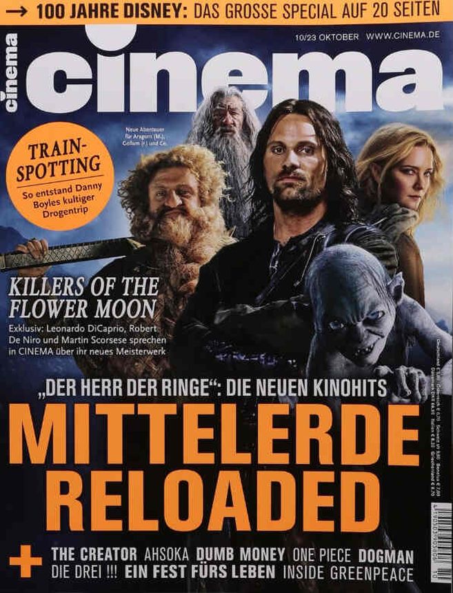 CINEMA (De) magazine side cover  October 2023
