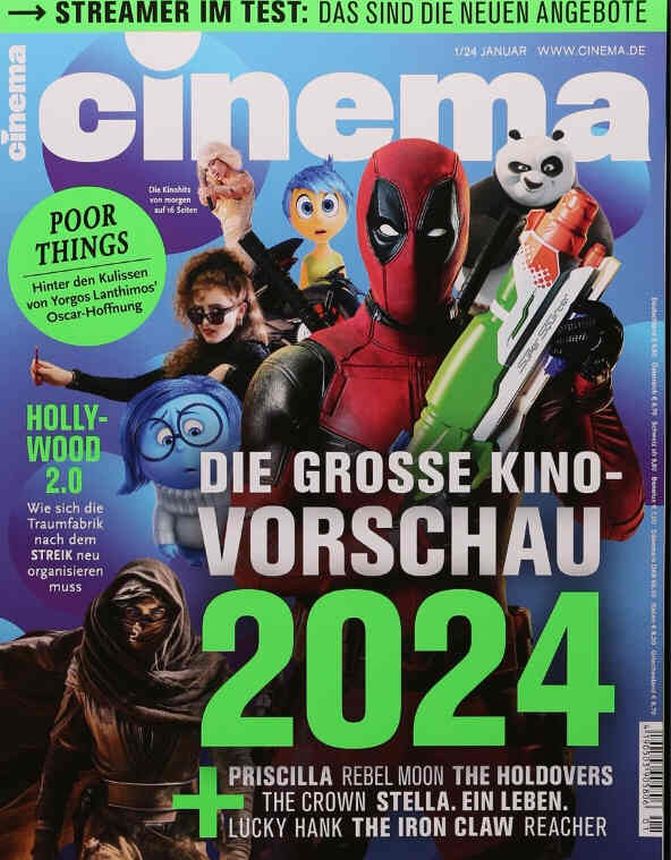 CINEMA (De) magazine side cover  January 2024