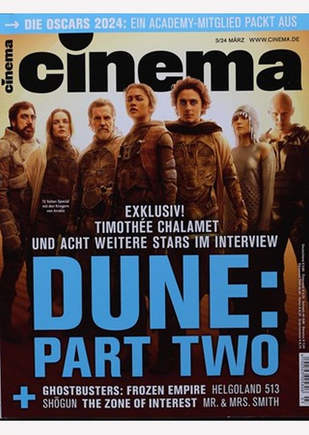 CINEMA (De) magazine side cover  March 2024