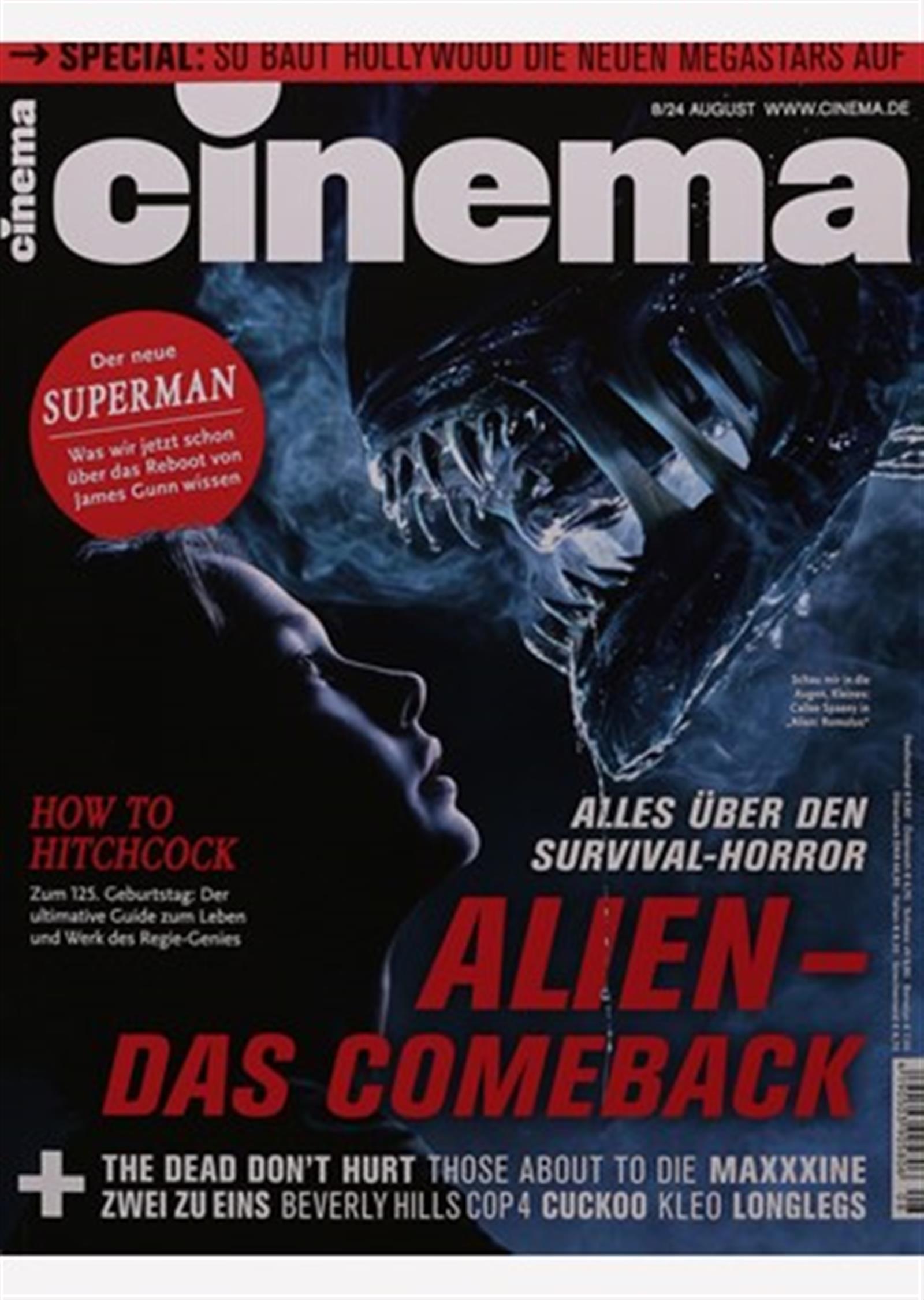 CINEMA (De) magazine side cover  August 2024